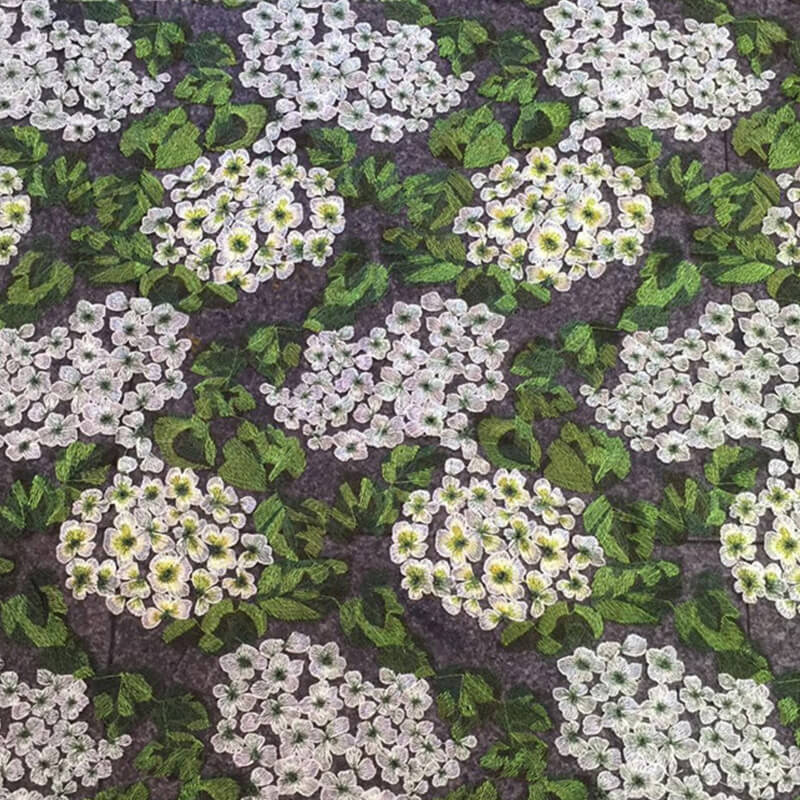 Evening Women's Polyester Embroidered Fabric for Women's Wear Wholesal 7